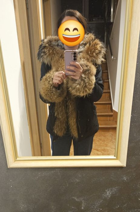 Kurtka zimowa, parka jenot