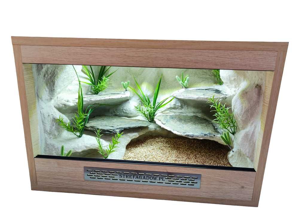 Terrarium pustynne nr638 60/40/40 dla gekona lamparciego NA ZAMÓWIENIE