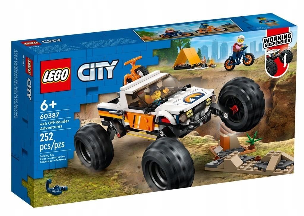 Lego City 60387 Przygody Samochodem Terenowym.