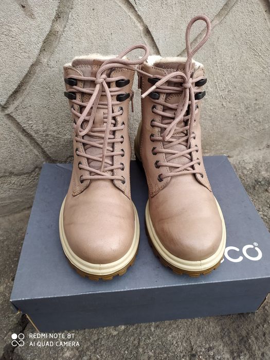 Ecco 38 чоботи жіночі зимові чоботи черевики сапоги взуття ессо