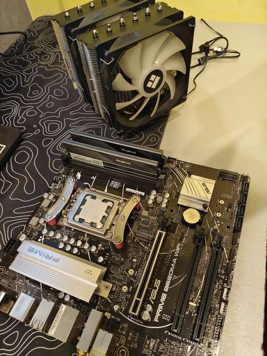 Комплект AM5 Ryzen 7 7700, Kingbank 48gb 2×24gb, Asus Prime B650M-A