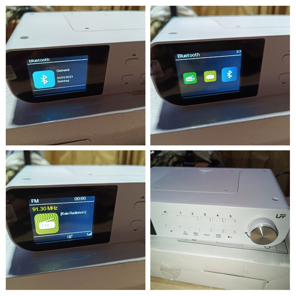 Радіоприймач з Bluetooth, FM та цифровим радіо DAB+ (тільки Київ)