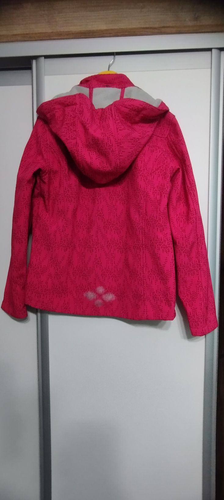 Kurtka dziewczęca, softshell wiosna/ jesień, rozmiar 152