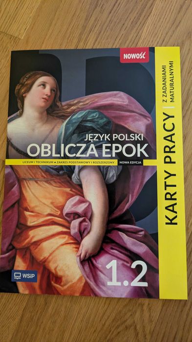 Nowy podręcznik do jez polskiego - Oblicza epok 1,2- karty pracy