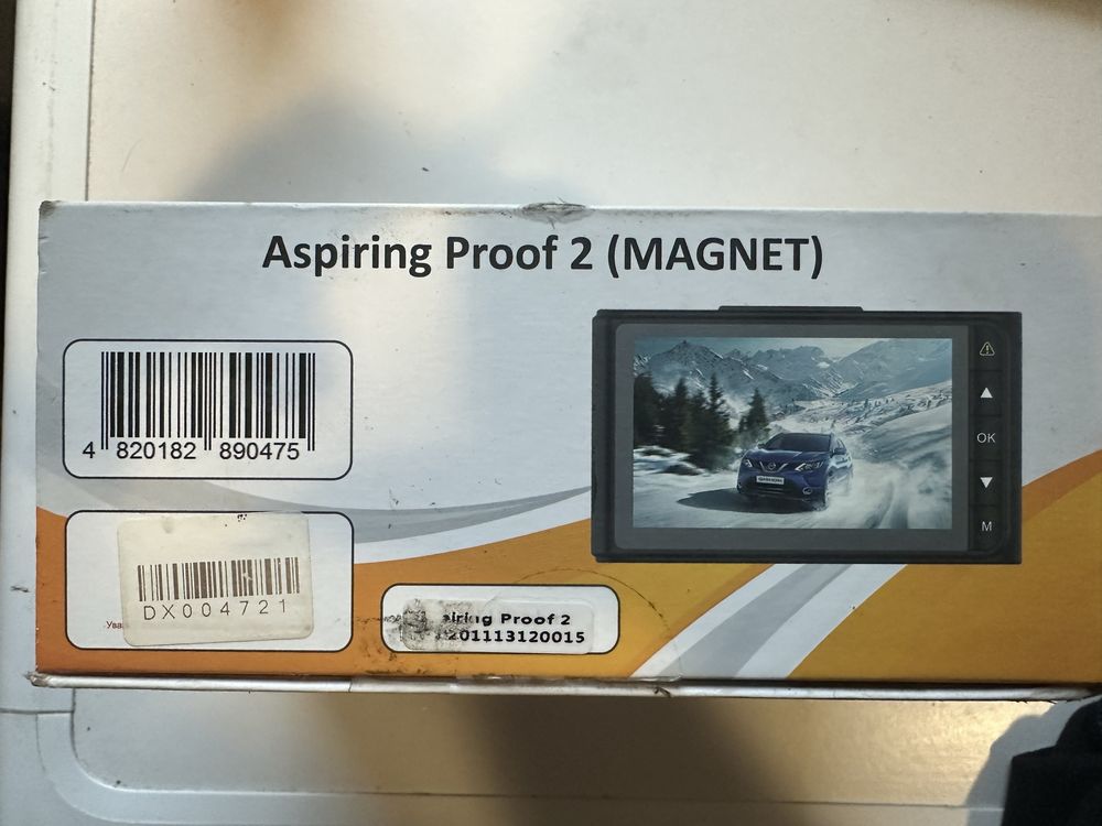 видеорегистратор aspiring proof 2 magnet (новый)