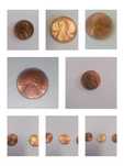 13 Moedas de One Cent USA Abraham Lincoln 1968/1981