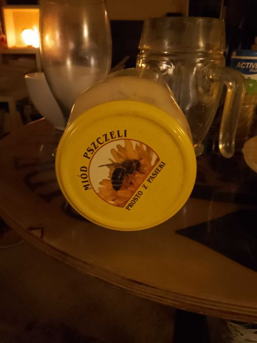 Miód pszczeli w LESIE z łak kwiatowych tylko 100 zł słoik PYCHA!