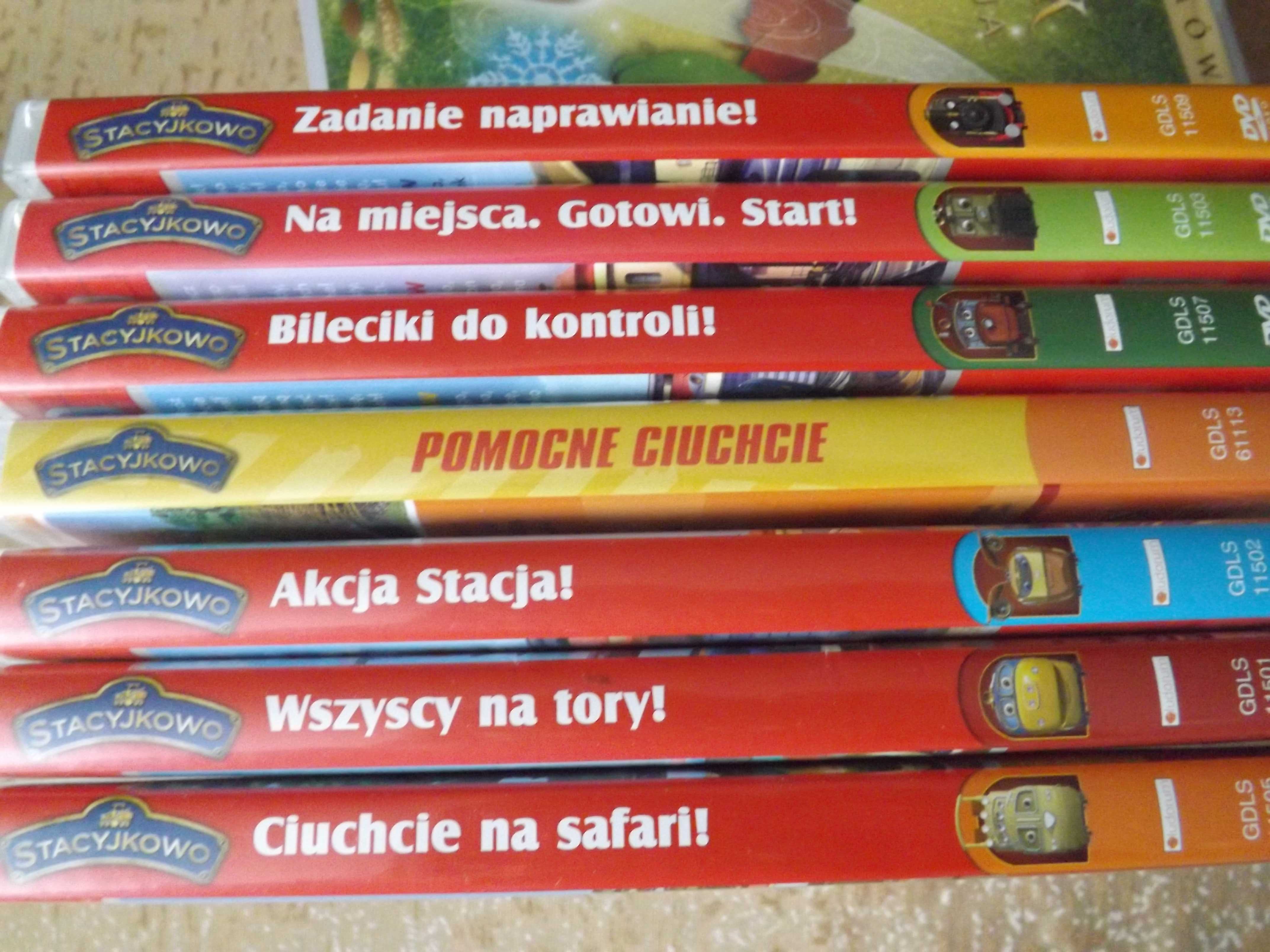 Stacyjkowo, film, bajka, 7  dvd, bajki