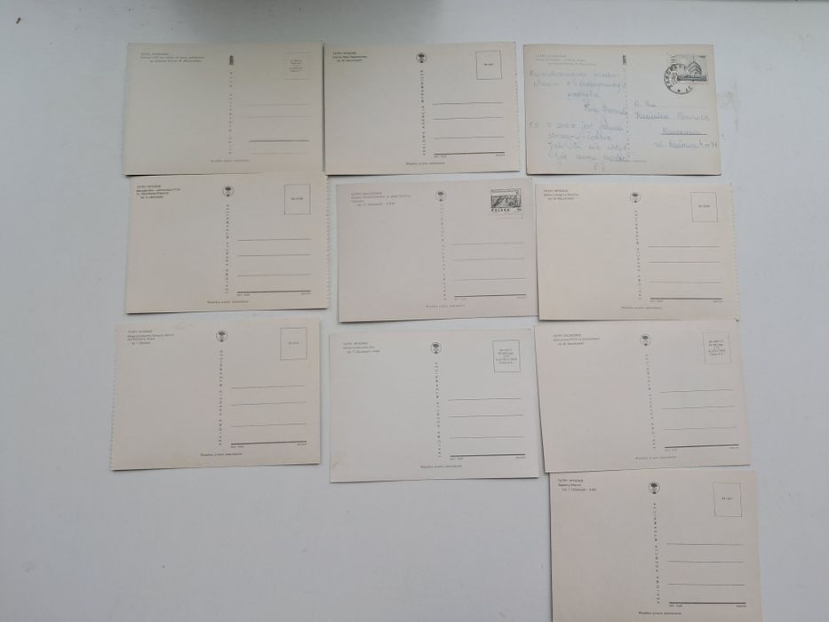 Stare pocztówki Tatr czarno-biały , kolorowe