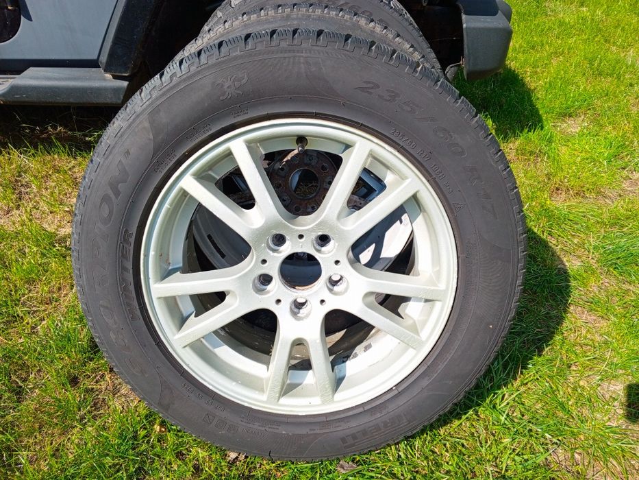 Koła 17 BMW X3 X5 Aluminiowe 5x120 opony 235/60/17 zimowe