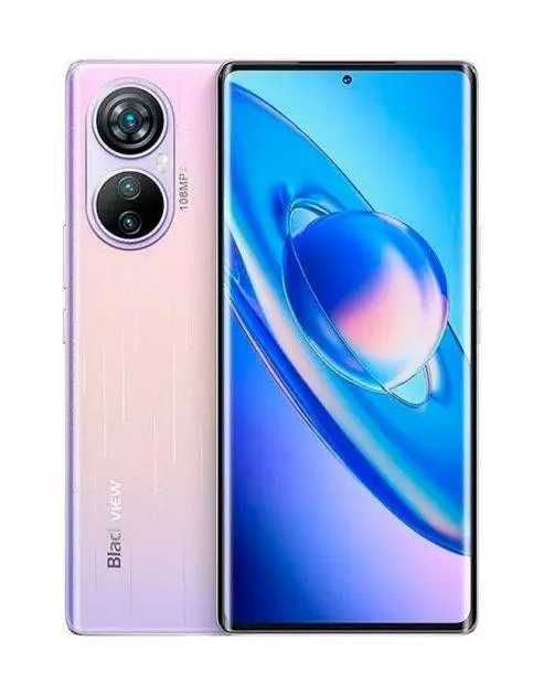 Смартфон Blackview A200 Pro 12/256Gb Purple изогнутый экран NFC 108Mpx