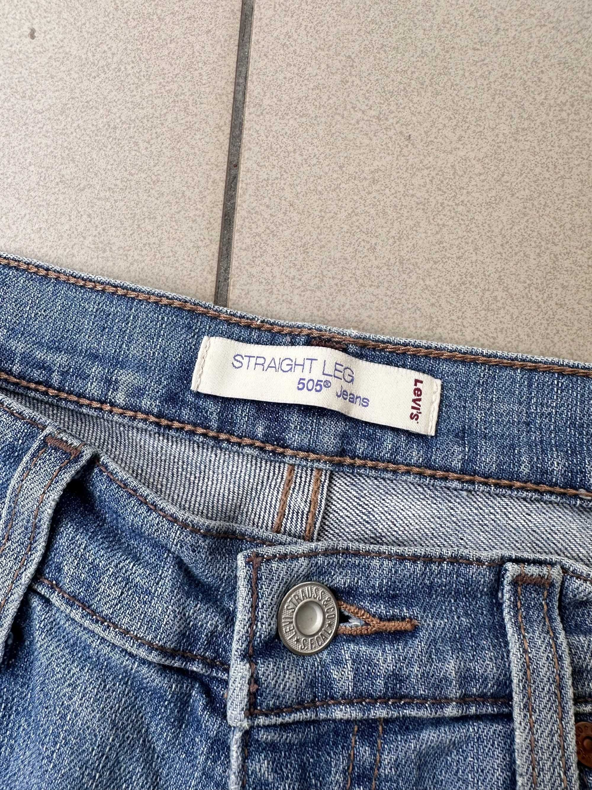 Spodnie jeansowe Levis Strauss 505 premium denim r. 32