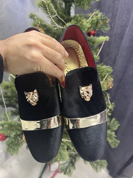 Лоферы Мокасины с Золотом