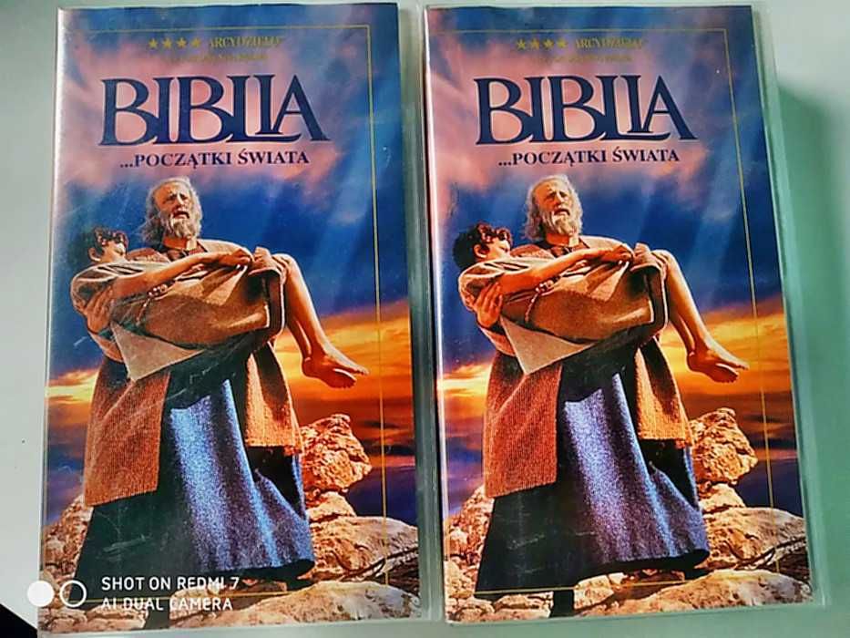 Film Biblia - początki świata na vhs