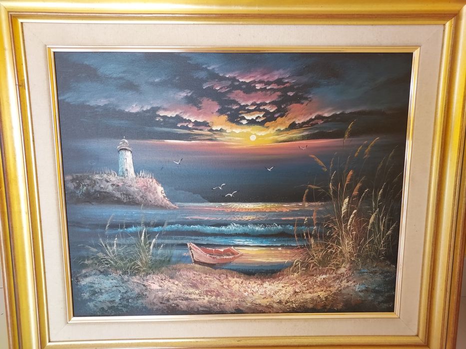 Quadro pintado a óleo