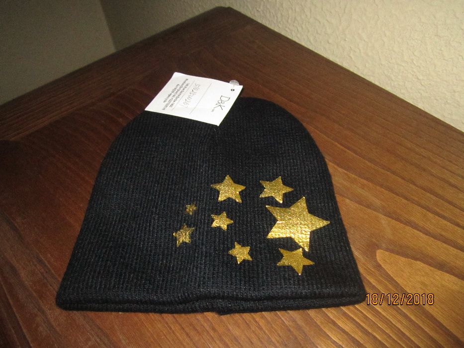 Gorro em malha preta