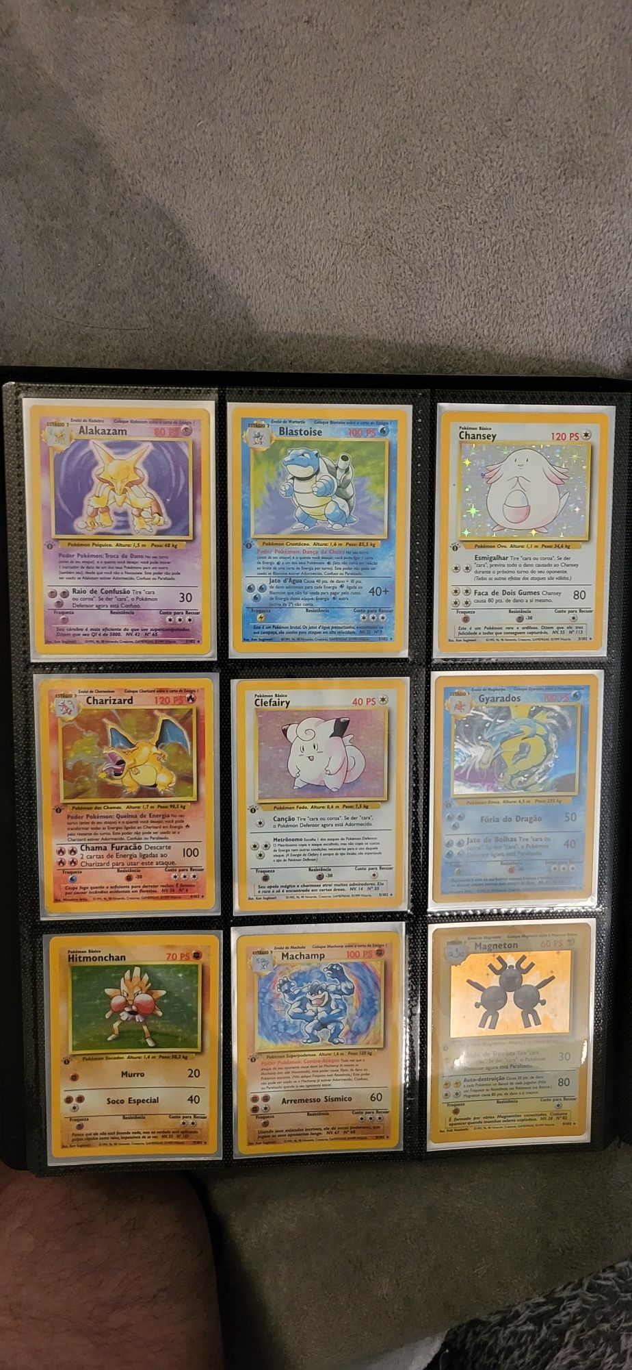 Pokémon Base set first edition português primeira edição original