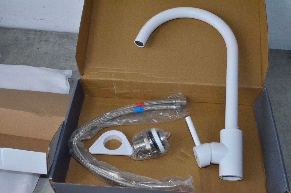 Bateria zlewozmywakowa Grifema biała