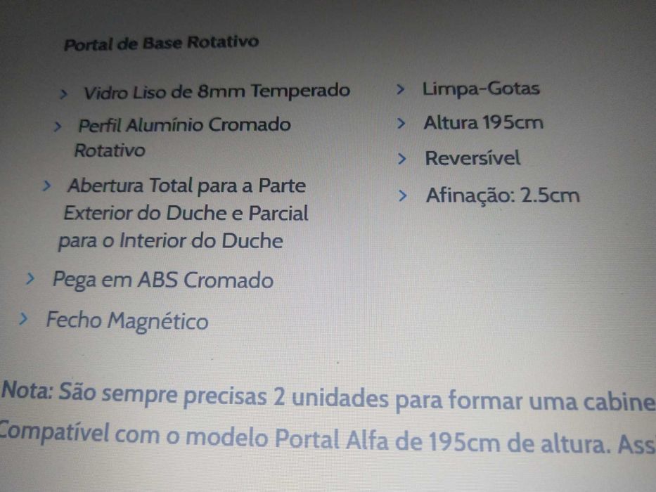 resguardo de  duche, rebatível.vidro temperado