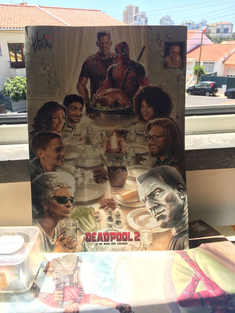 3 cartazes do filme Deadpool 2