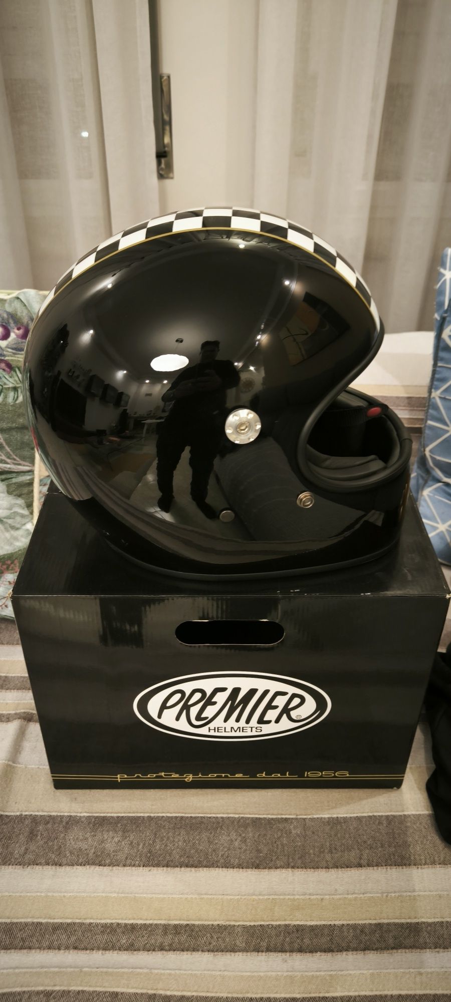 Capacete estilo retro Premier