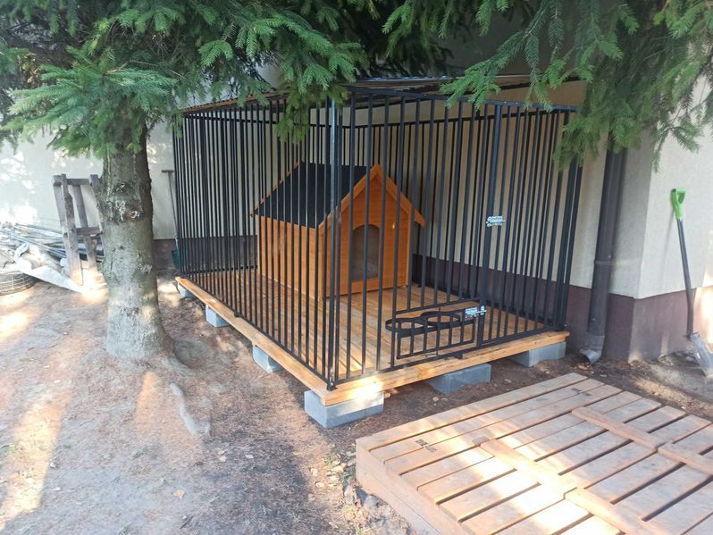 -KLATKA, ZAGRODA, DLA PIESKA *4mX3m*-montaż solidny +dowóz.