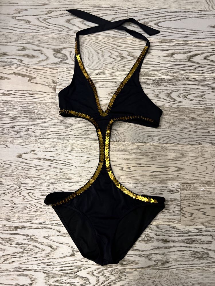 Victoria’s Secret monokini kostium kąpielowy jednoczęściowy cekiny M