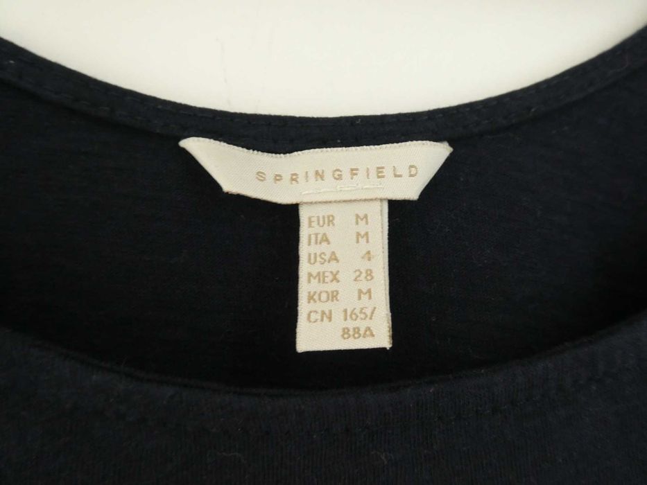 Top Sem Mangas Springfield M - Azul Escuro - Bandeira Vintage