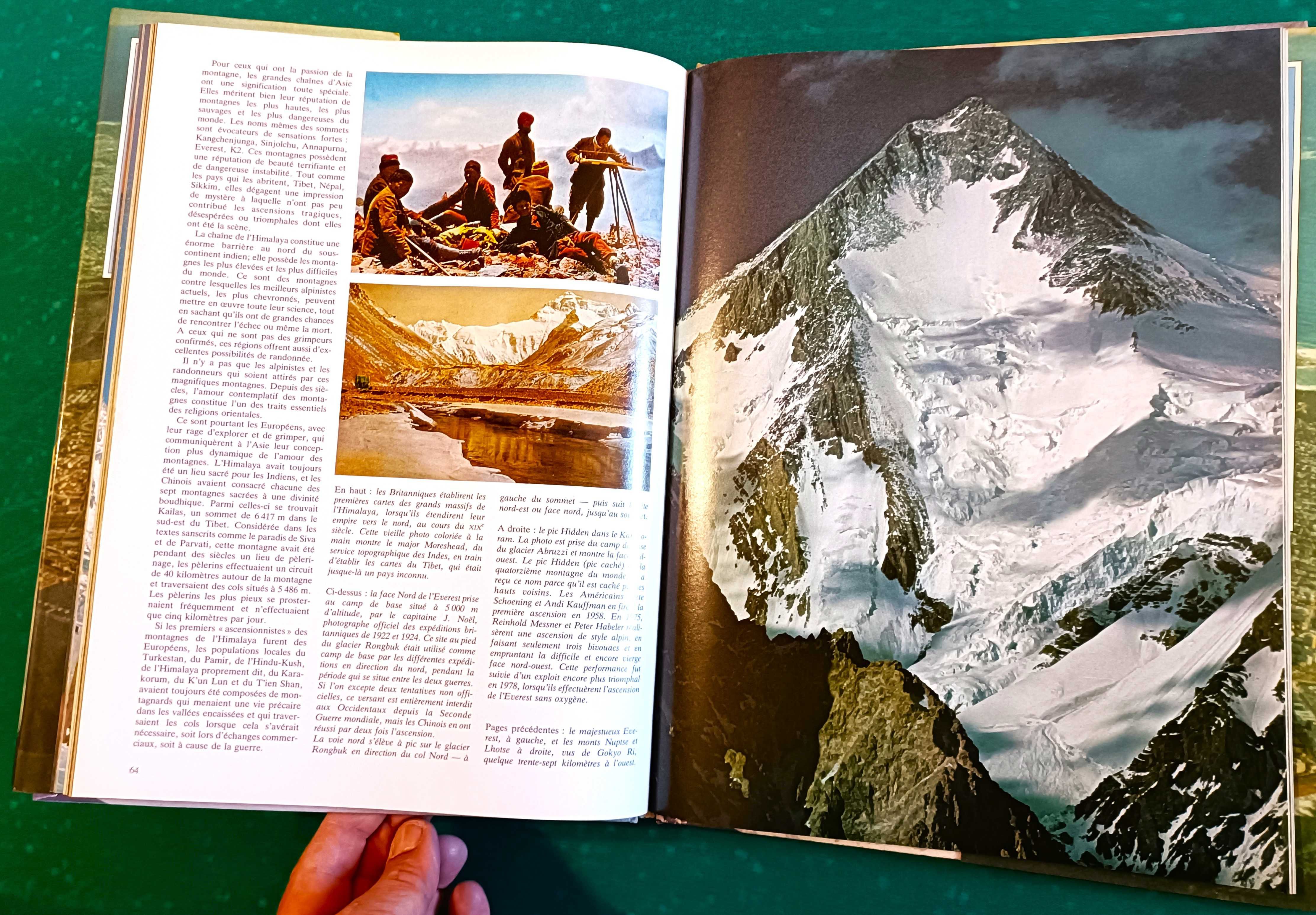 Livro "La Passion de La Montagne" - Edit. Grund