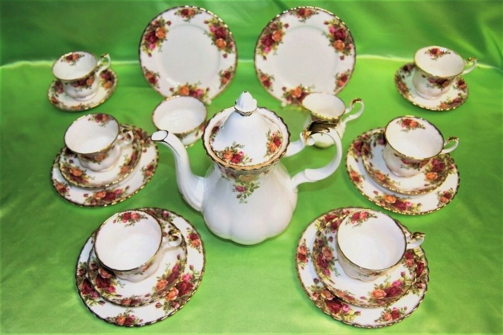 royal albert OLD COUNTRY ROSES чайний сервиз Англия, 1962р