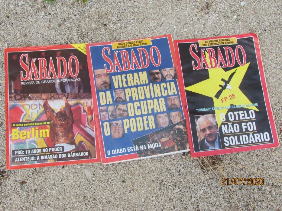 1ª edição Revista Sábado (274 nºs)