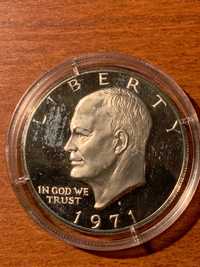 Moneta srebrna USA Dwight D.Eisenhower