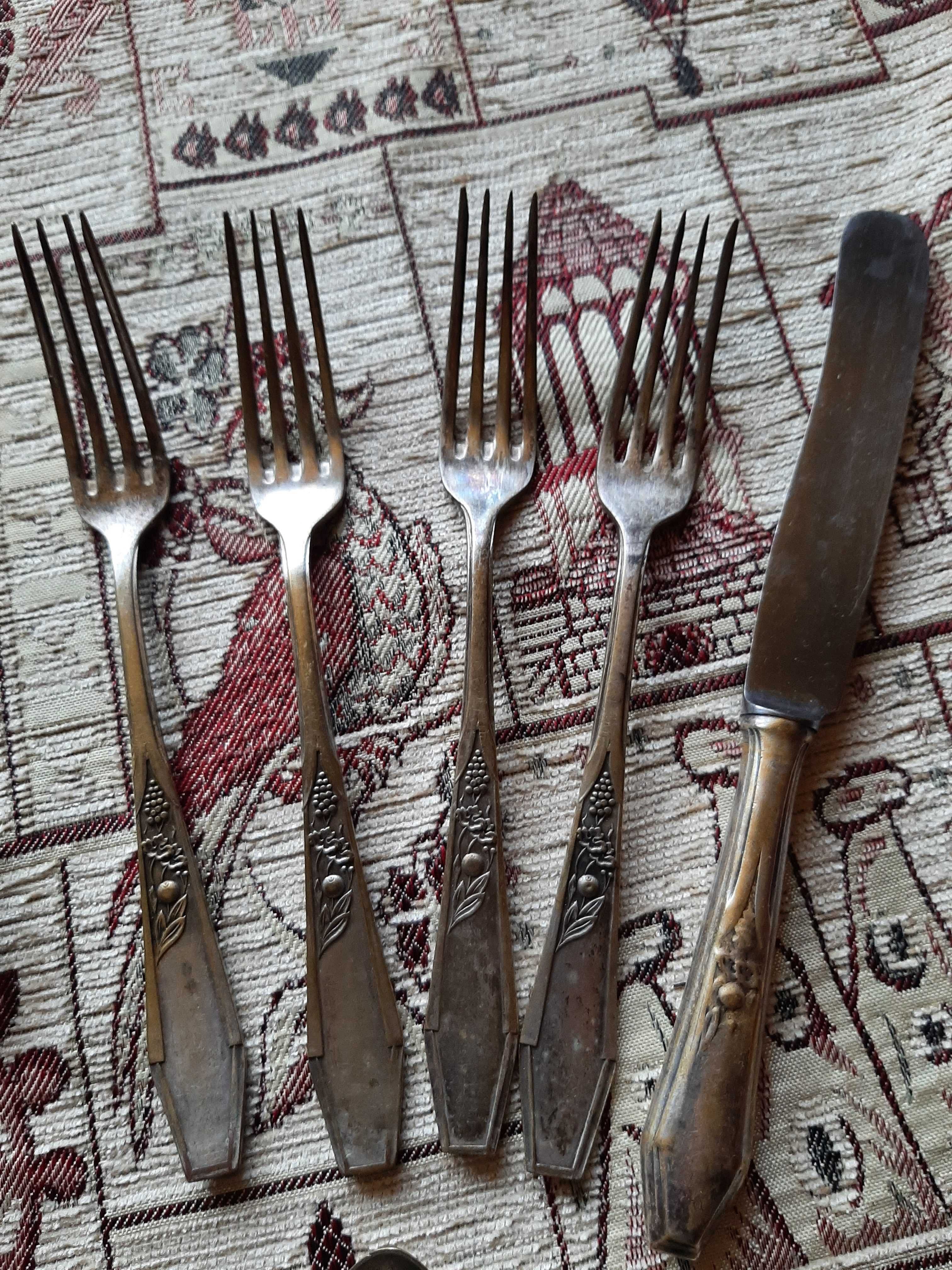 Stare sztućce platerowane