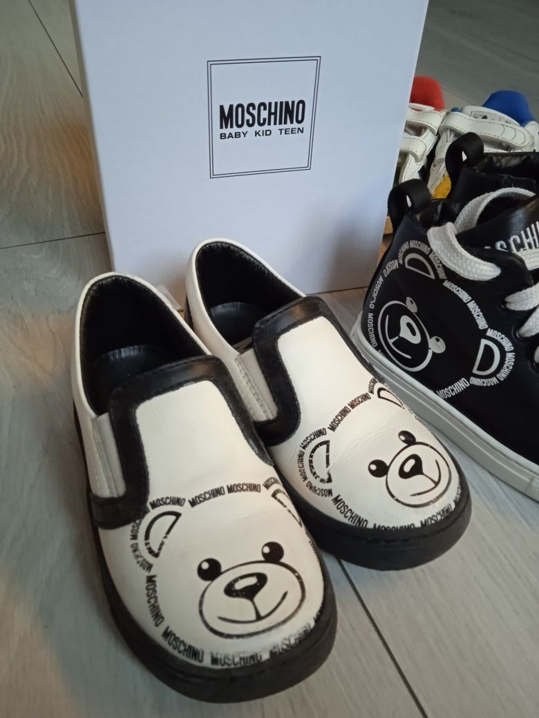 Moschino Teddy półbuty miś wiosenne przejściowe adidas LEGO superstar