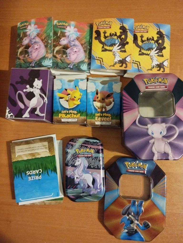 Kolekcja kart pokemon tcg
