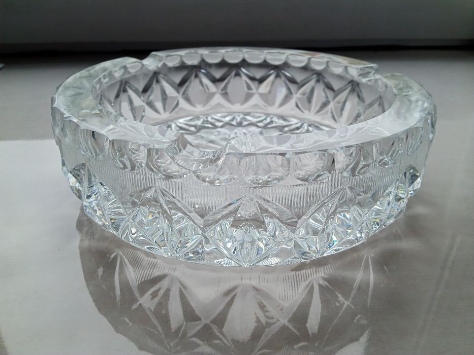 Kryształowa Popielniczka Popielnica