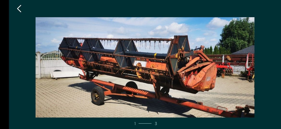 Heder Case 1030 IH 5.5 m 1680 Case 2188