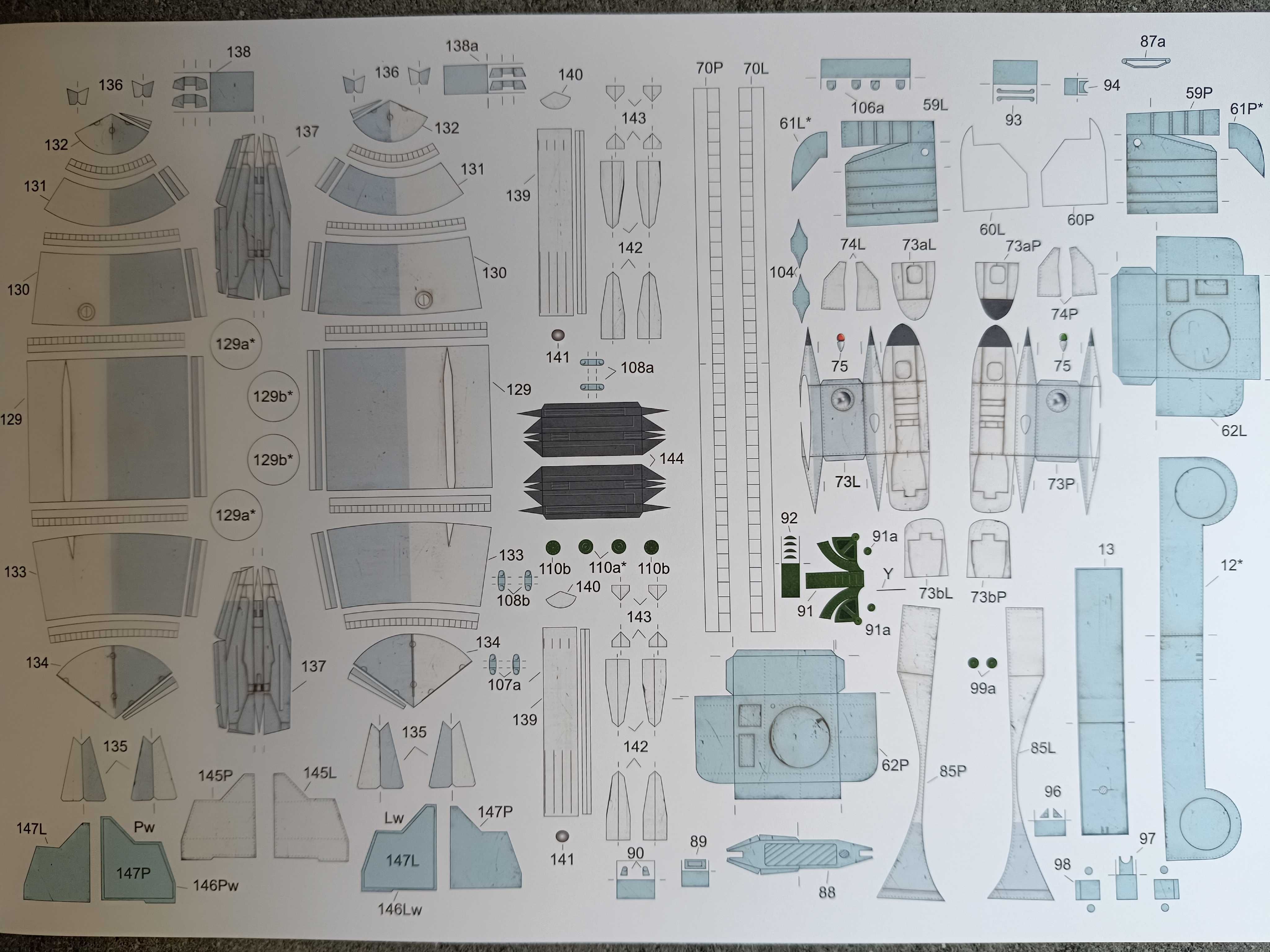 Model kartonowy Angraf 236: samolot SUKHOI SU-25