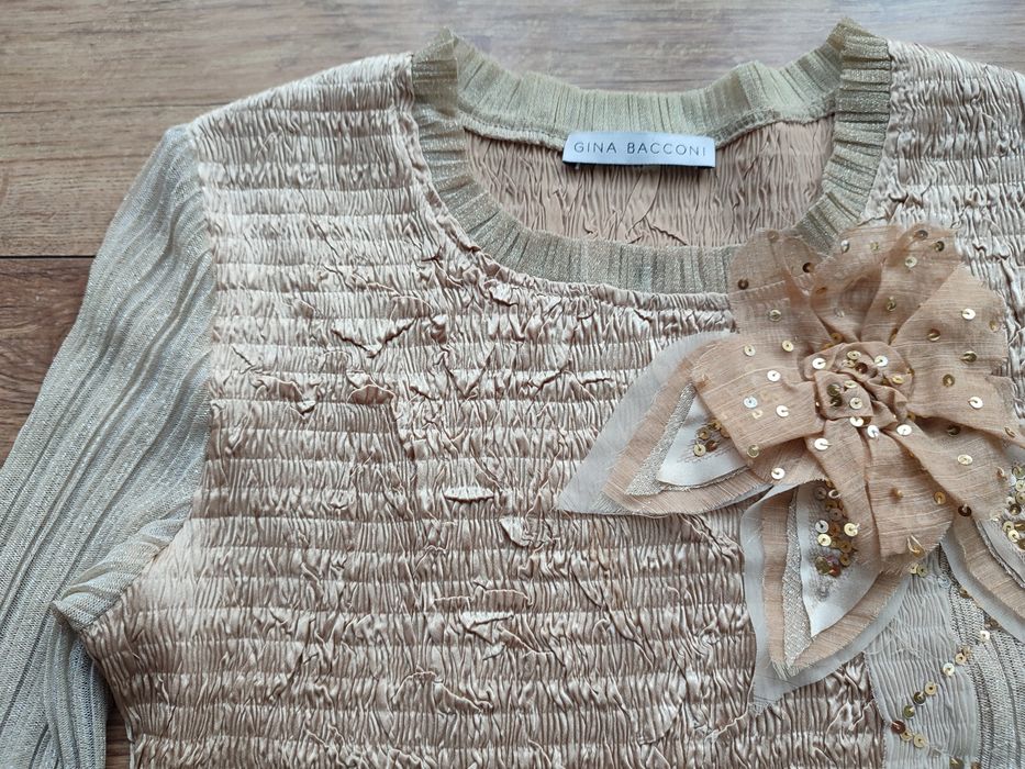 Gina Bacconi złota bluzka