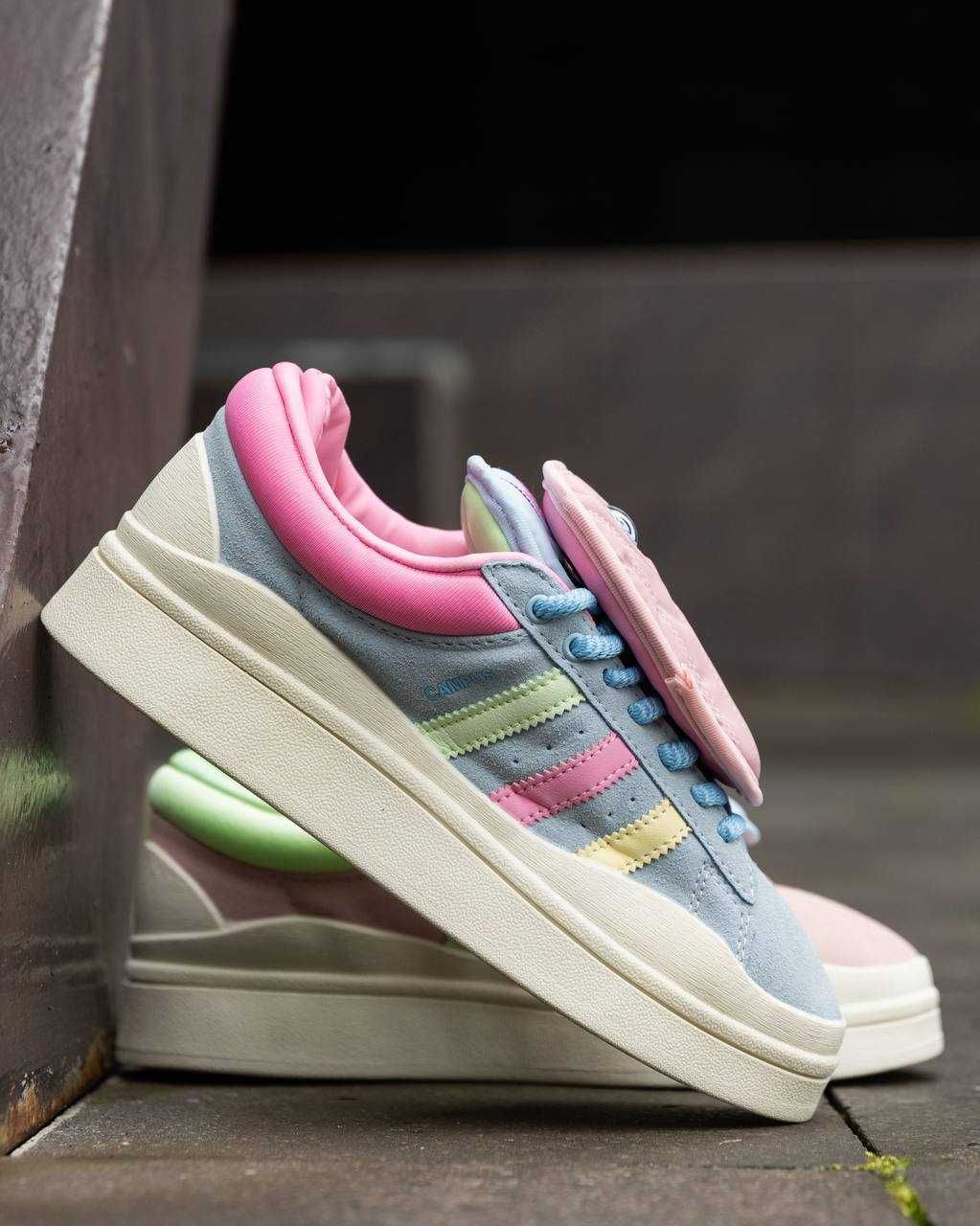 Хіт 2024! Жіночі кросівки Adidas Campus x Bad Bunny Moon Pink 36-40р