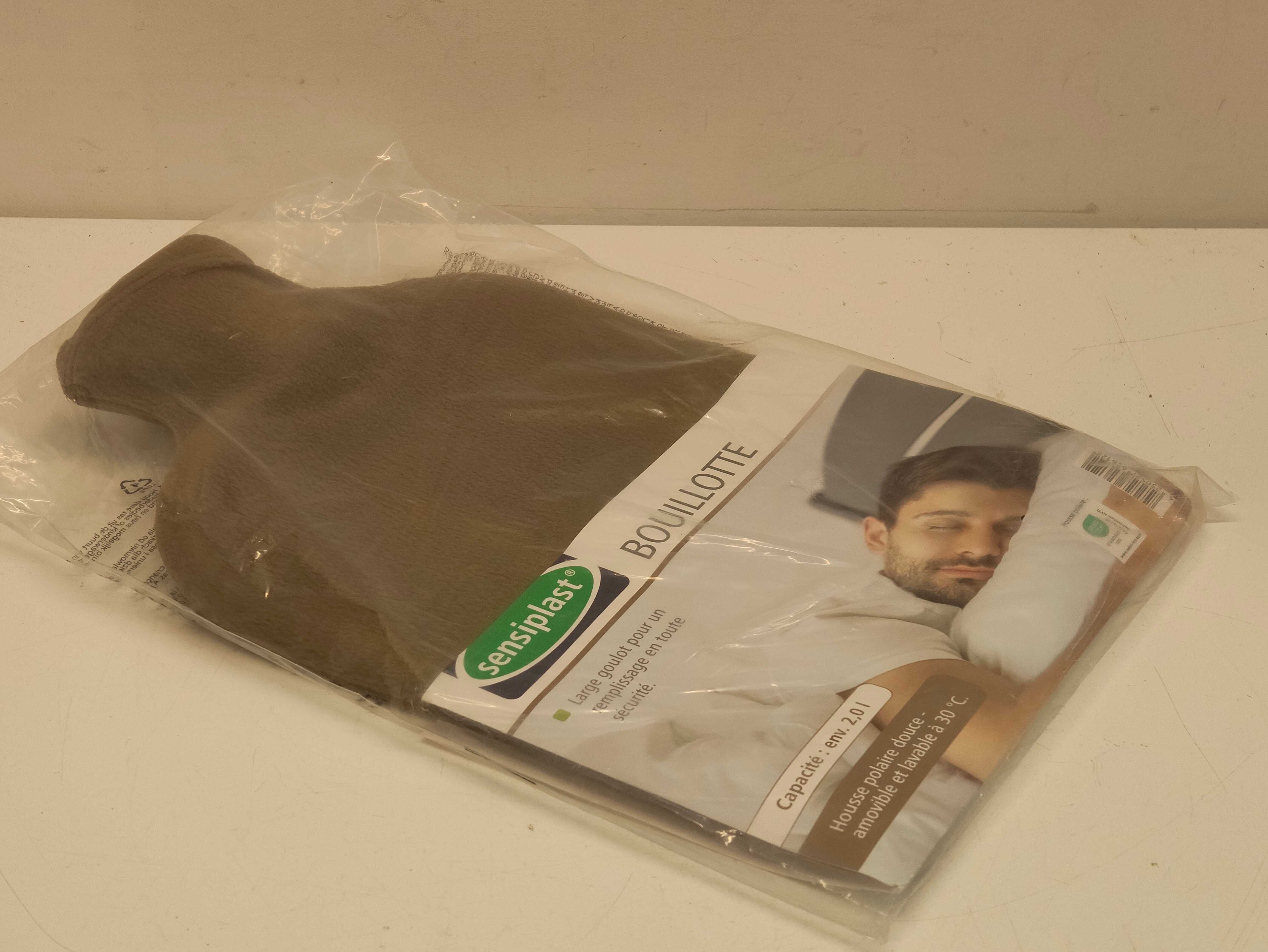 Termofor gumowy Sensiplast brązowy 2 l khaki