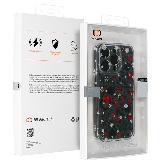 TEL PROTECT Christmas Case do Samsung S23 Ultra Wzór 5 Clear