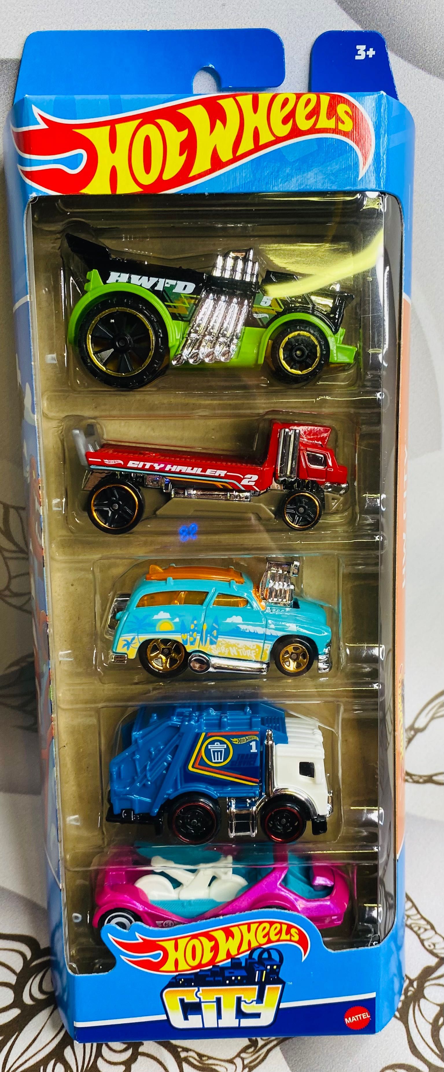 Hot wheels набір машинок HW City