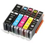 Conjunto 5 Tinteiros Canon Compatíveis PGI-580/CLI-581 XXL