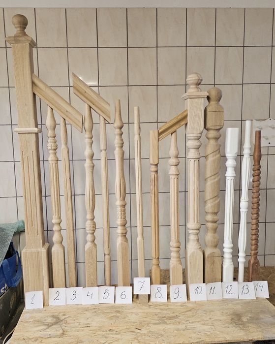 Tralki słupy i poręcze