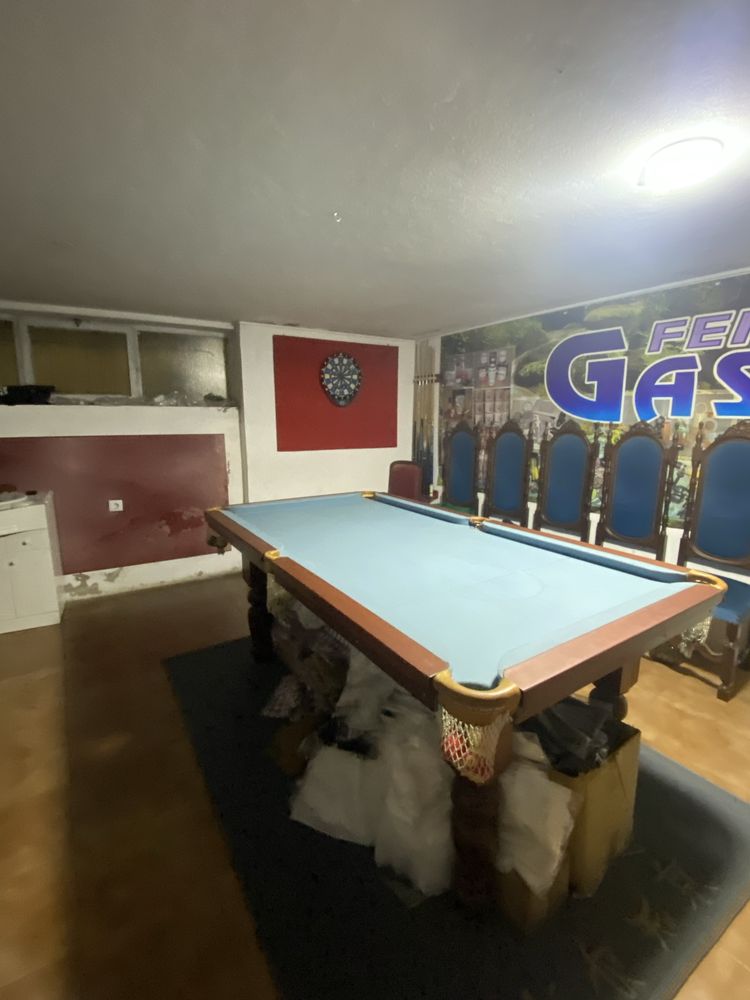 Bilhar snooker col tampo mesa de jantar