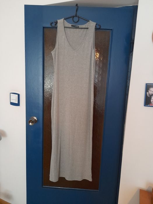 Sukienka letnia maxi maksi 3xl  szara