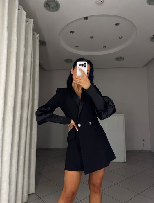 Люксова шикарна Сукня-піджак, блейзер, жакет