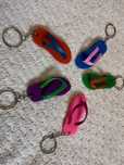 Conjunto 5 Chinelos Havaianas Porta Chaves (novo)