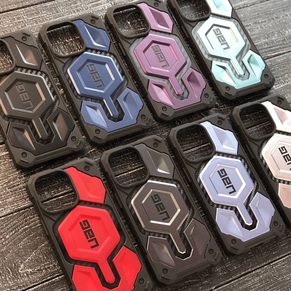 Чехол ударопрочный UAG Monarch Carbon для iPhone